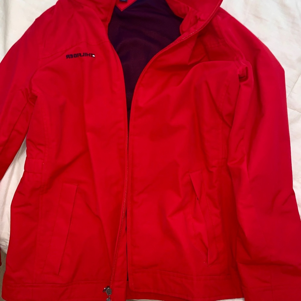 Tommy Hilfiger Red Jacket. Offers highly accepted